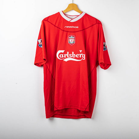 Liverpool Reebok Gerrard 8 Home Shirt 2002/2003