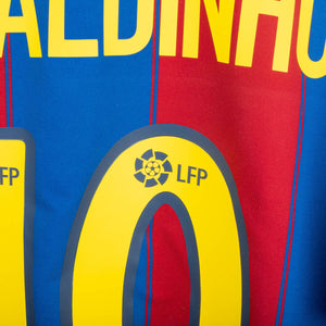 Maglia Home Barcellona Nike Ronaldinho 10 2002/2003