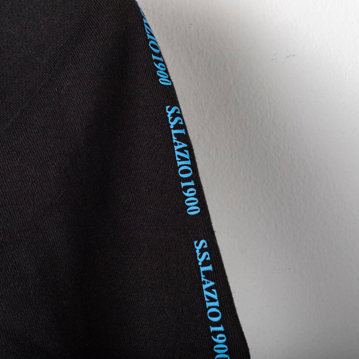 Felpa Lazio Macron Bambino Full Zip Nera 2020/2021