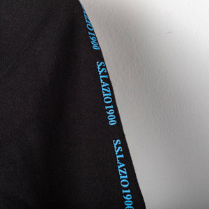Felpa Lazio Macron Bambino Full Zip Nera 2020/2021