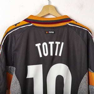 maglia third roma diadora totti n10 1998/1999   73x60