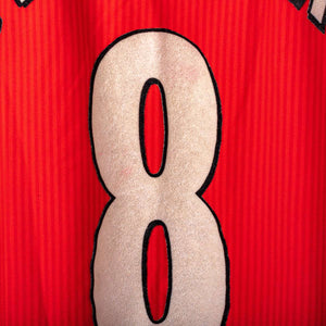 Liverpool Reebok Gerrard 8 Home Shirt 2002/2003