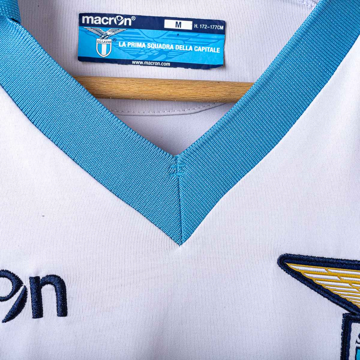Lazio Home Macron Shirt Size M 2014/2015