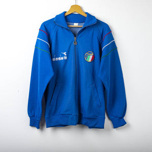 Giacca Azzurra Italia Diadora 1986