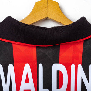 Maglia Home Milan Lotto Opel Maldini 3 1995/1996