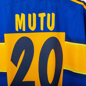 Maglia Home Parma Champion Mutu n20 2002/2003