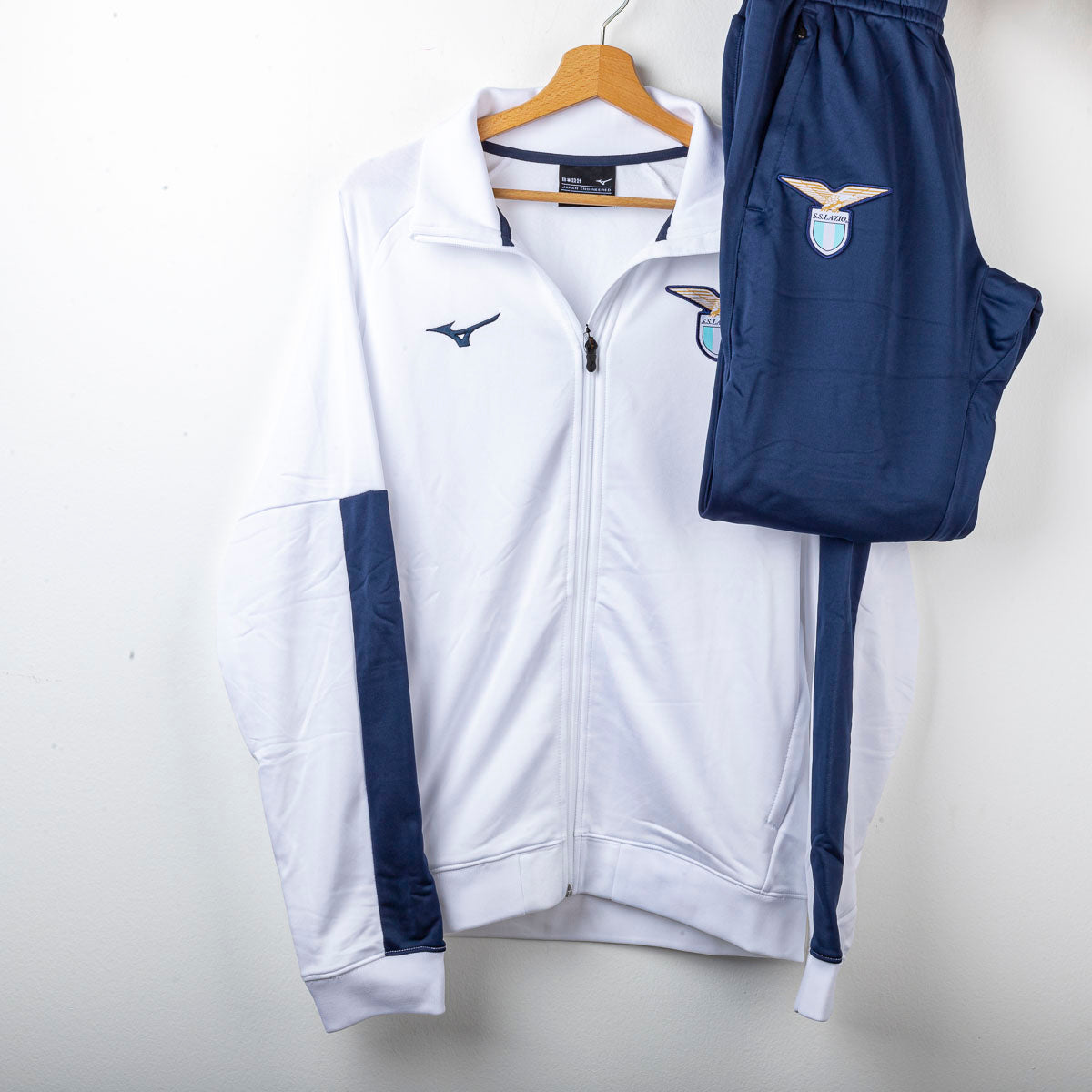 Tuta Travel Ss Lazio Bianca Mizuno 2025/2026