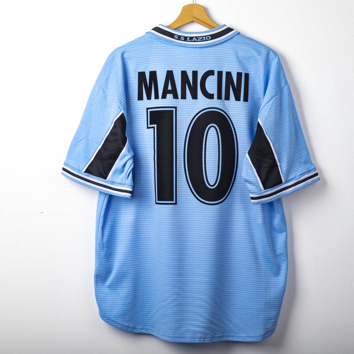 Lazio Puma Cirio Mancini 10 1998/1999 Home Shirt