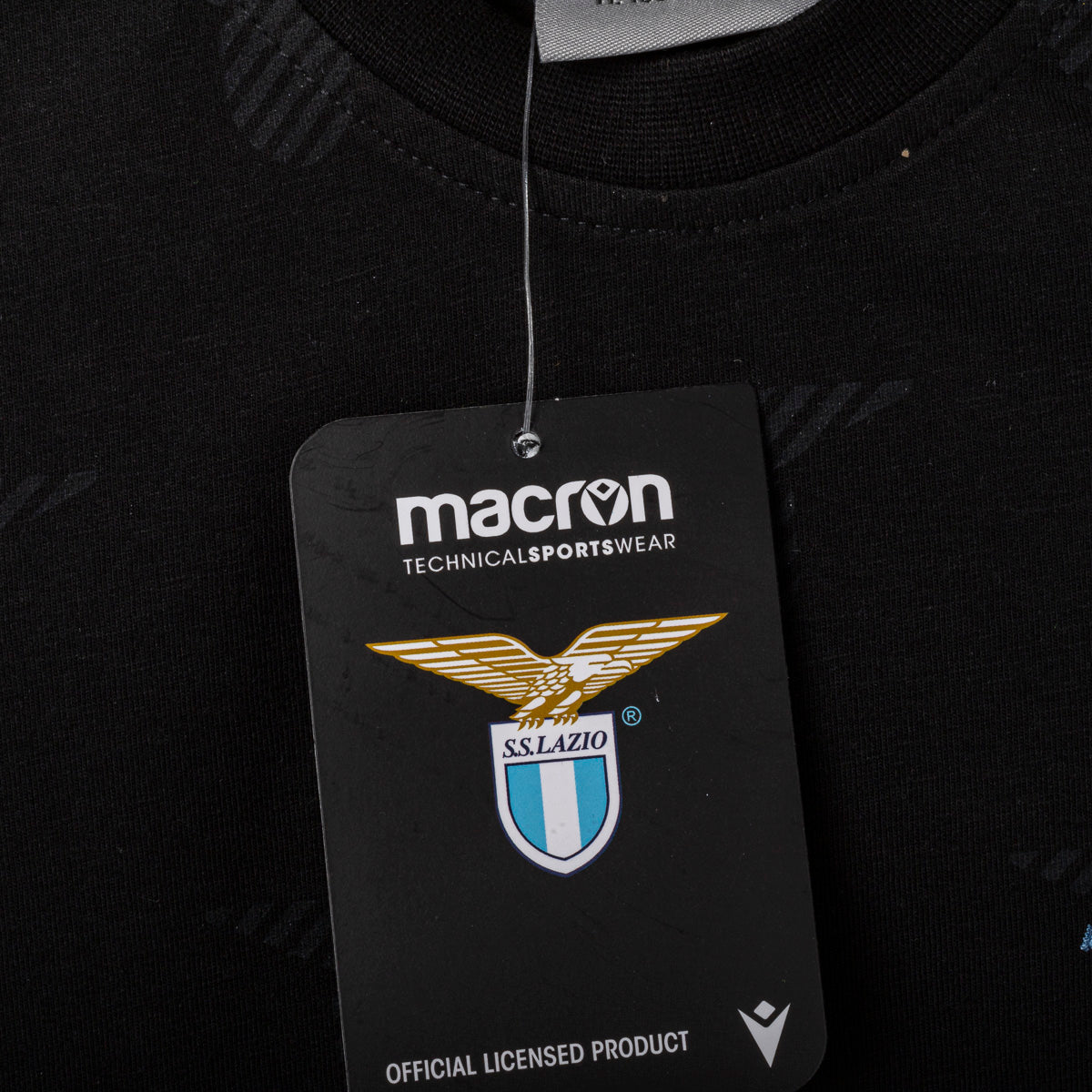 T-shirt Lazio Nera Macron Bambino 2020