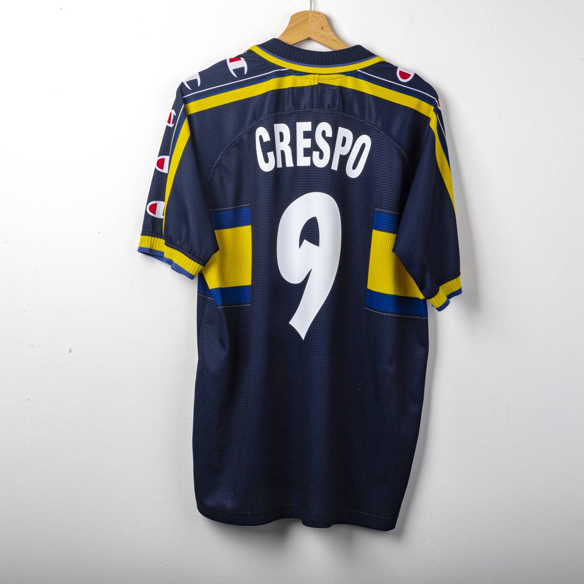 1999/2000 Third Parma Champion Parmalat Crespo 9 Jersey
