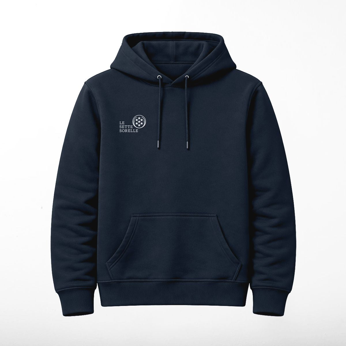 Felpa con cappuccio Blu Le Sette Sorelle