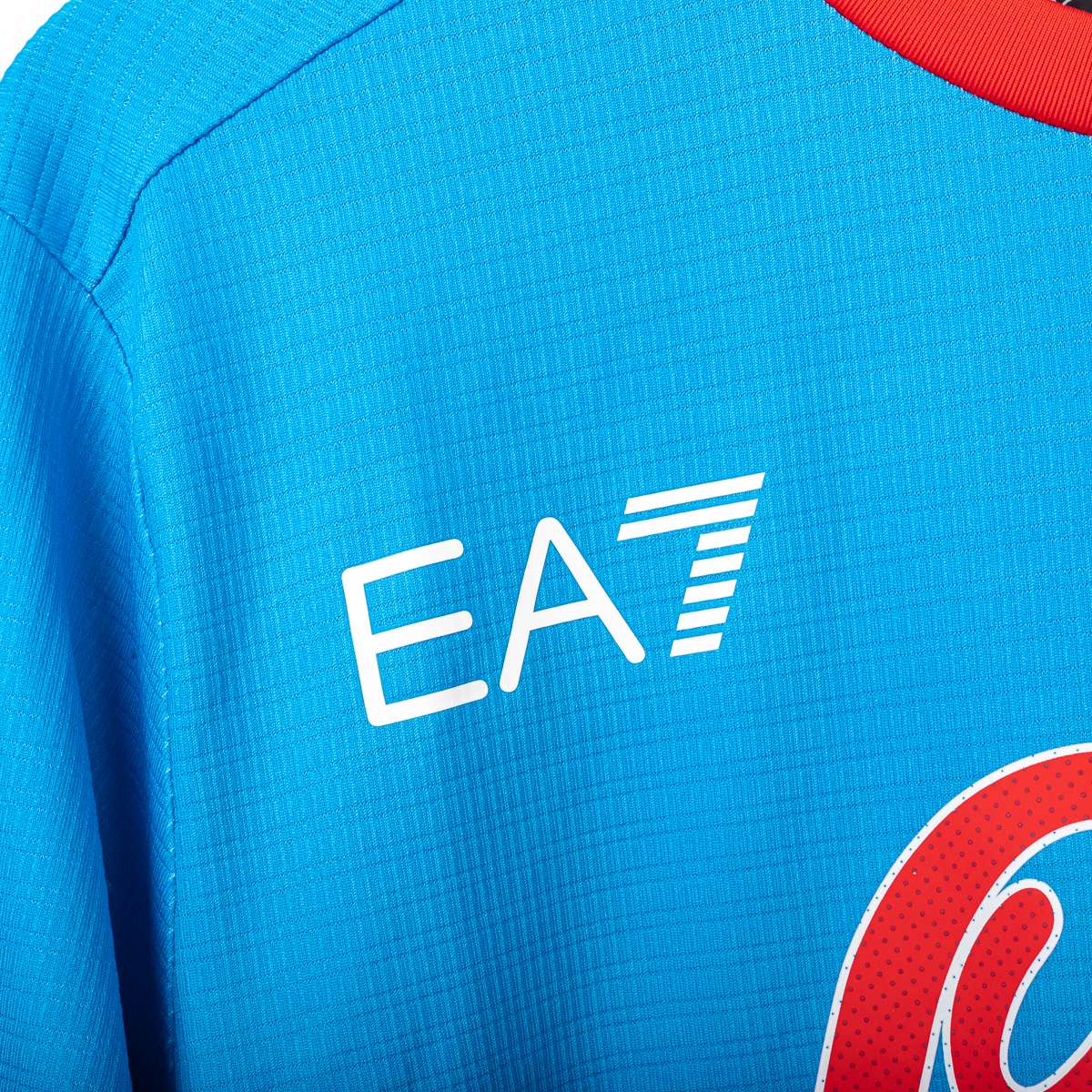Maglia Natale napoli ea7 Kvaratskhelia 77 2022/2023