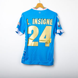 Maglia Home Napoli Finale Tim Cup Insigne 24 N°1745/1926 2013/2014