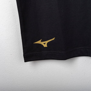T-shirt Lazio Mizuno X Anniversario nera oro