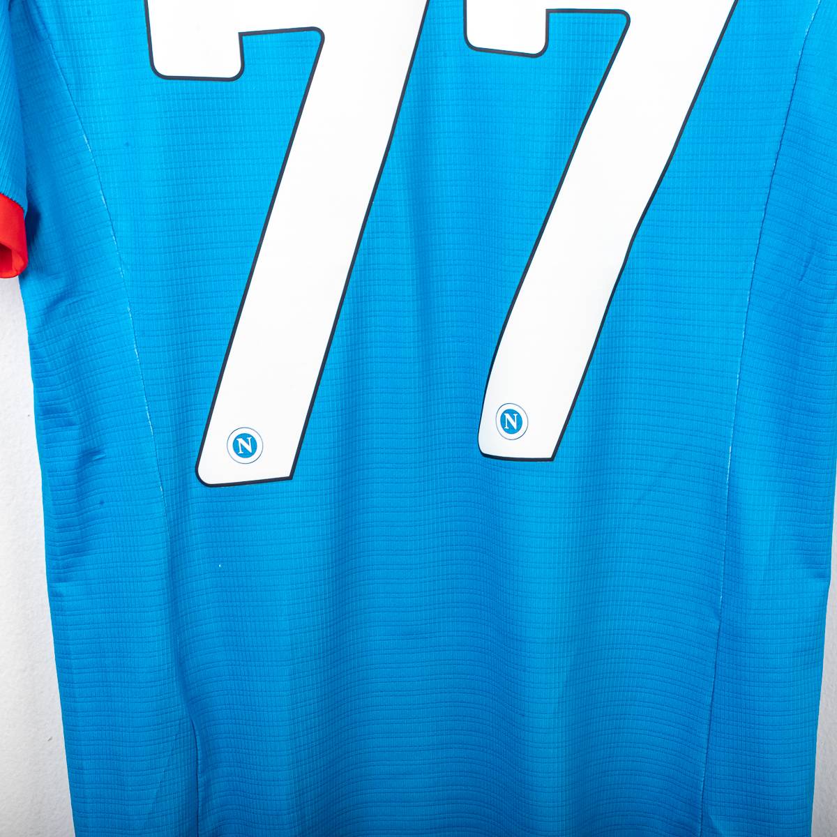Maglia Natale napoli ea7 Kvaratskhelia 77 2022/2023