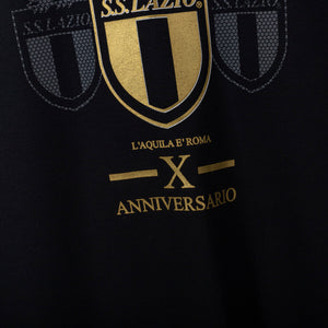 T-shirt Lazio Mizuno X Anniversario nera oro