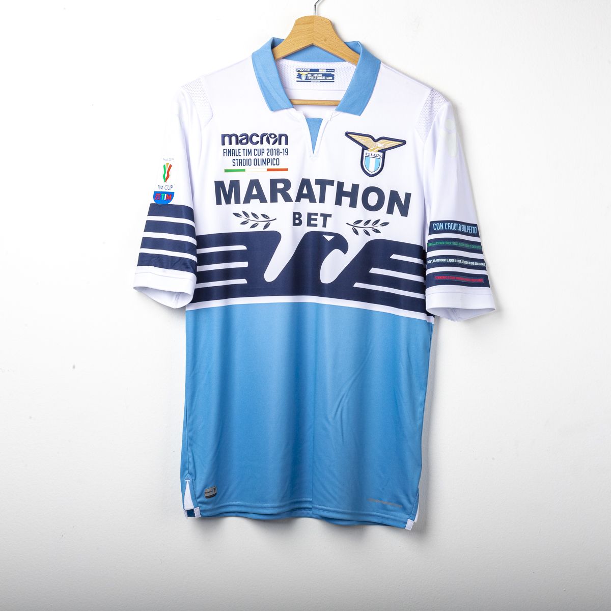 Maglia Home Lazio Macron Tim Cup 2018/2019