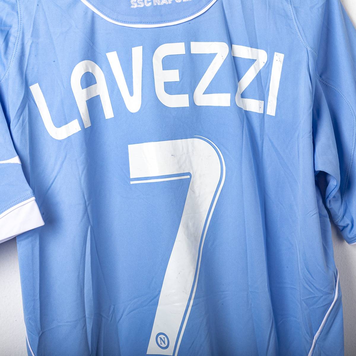 Maglia Home Ssc Napoli Diadora Lavezzi n7 2007/2008