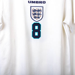 Maglia Away Inghilterra Umbro Gascoigne 8 1996