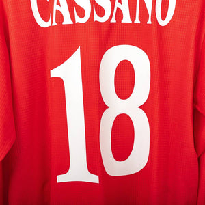 maglia home Bari Lotto Cassano n18 ml 2000/2001