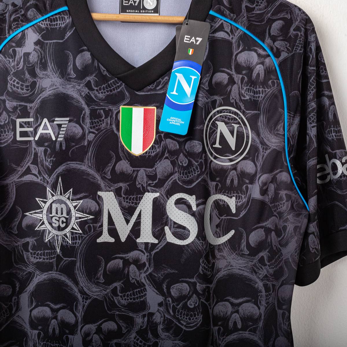 Maglia Halloween Napoli Ea7 Kvaratskhelia 77 2023/2024