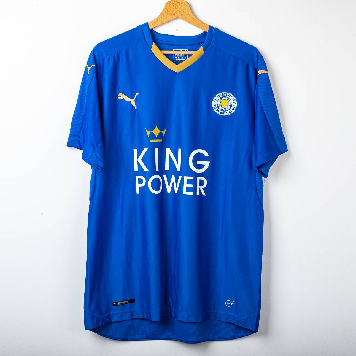 Leicester Puma King Power Vardy 9 Home Shirt 2015/2016