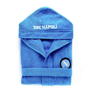 Accappatoio Napoli in Spugna Azzurro Bambino by Carillo - Home