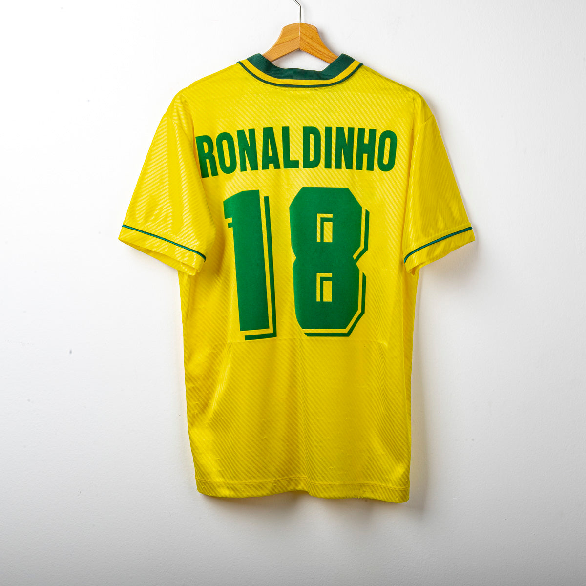 Maglia Home Umbro Brasile Ronaldinho n18 1996