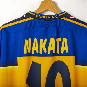 Maglia Home Parma Champion Nakata n10 2002/2003