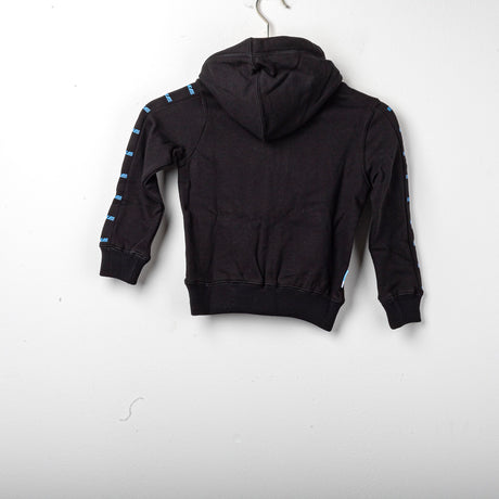 Felpa bambino Lazio nera full zip con cappuccio 2019/2020