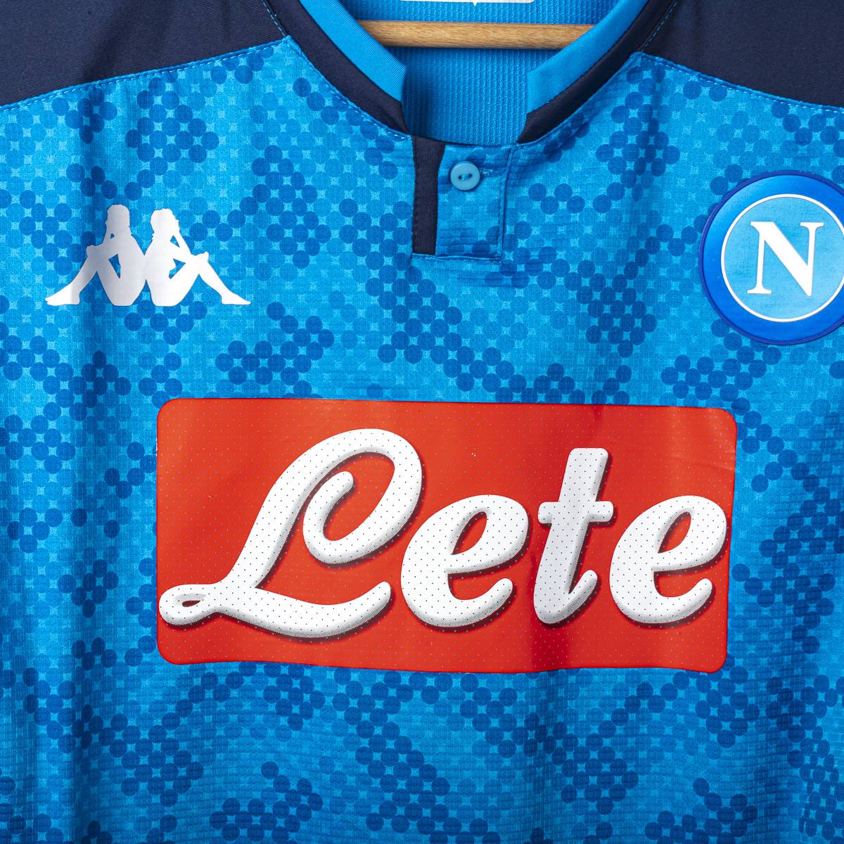 maglia home champions league napoli kappa Fabian 8 2019/2020