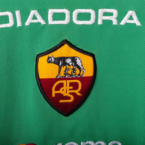 Maglia allenamento verde Roma Diadora 2004/2005