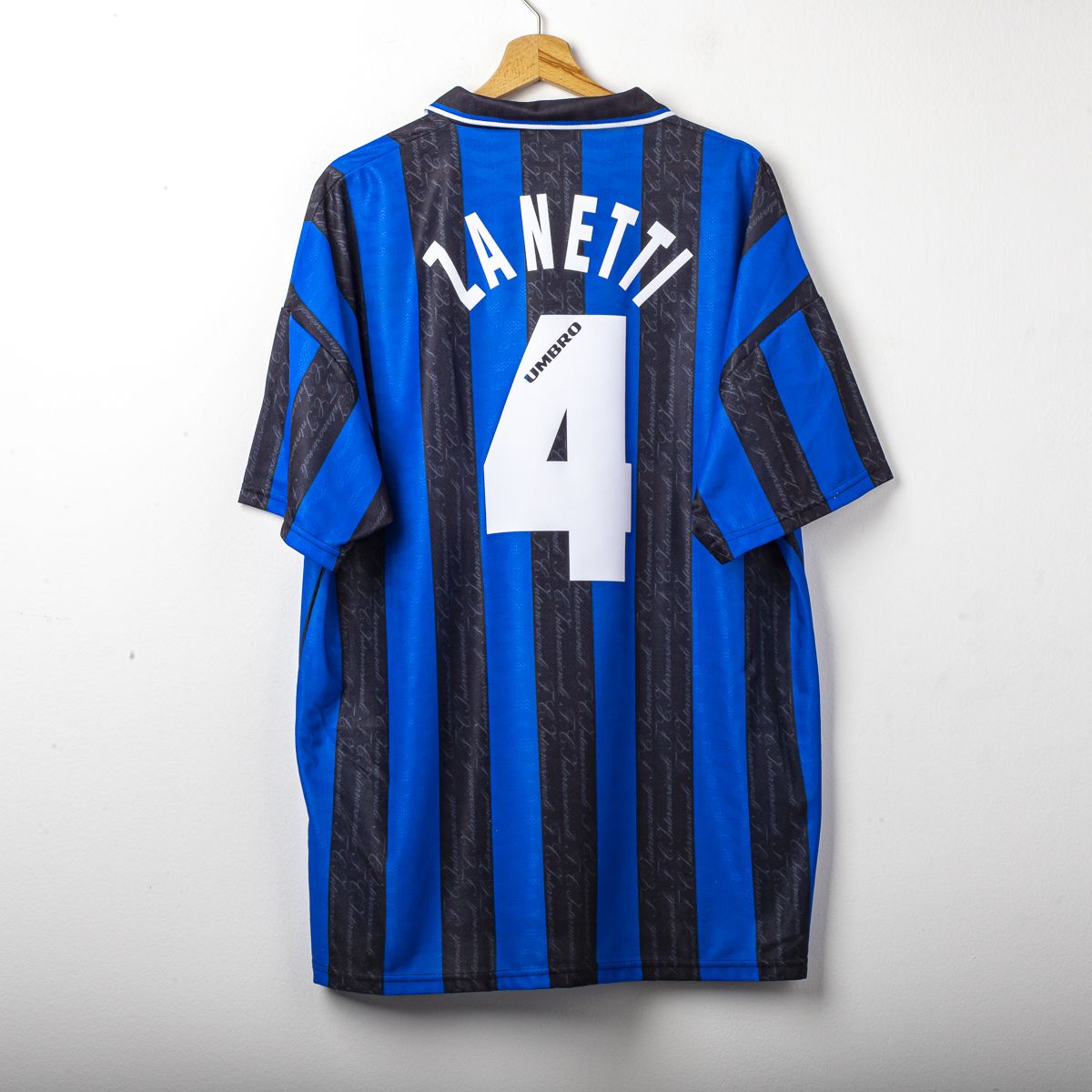 Maglia Home Inter Umbro Pirelli Zanetti n4 1996/1997