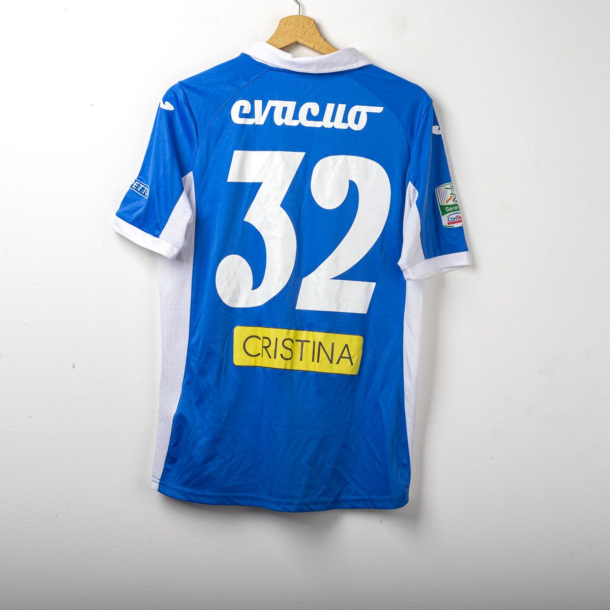 maglia home novara Evacuo 32 2015/2016