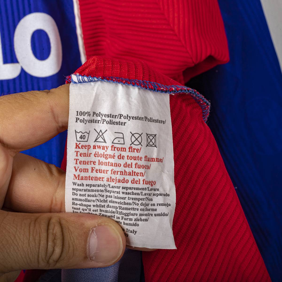 Maglia home Bologna Umbro Gamberini 16 2000/2001
