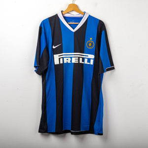 maglia home fc inter nike Zanetti n4 2006/2007