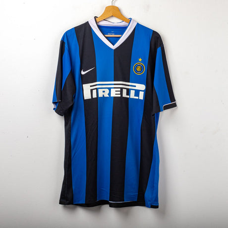 maglia home fc inter nike Zanetti n4 2006/2007