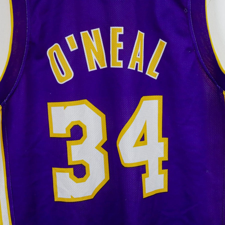 NBA Los Angeles Lakers Champion O'Neal 34 Jersey