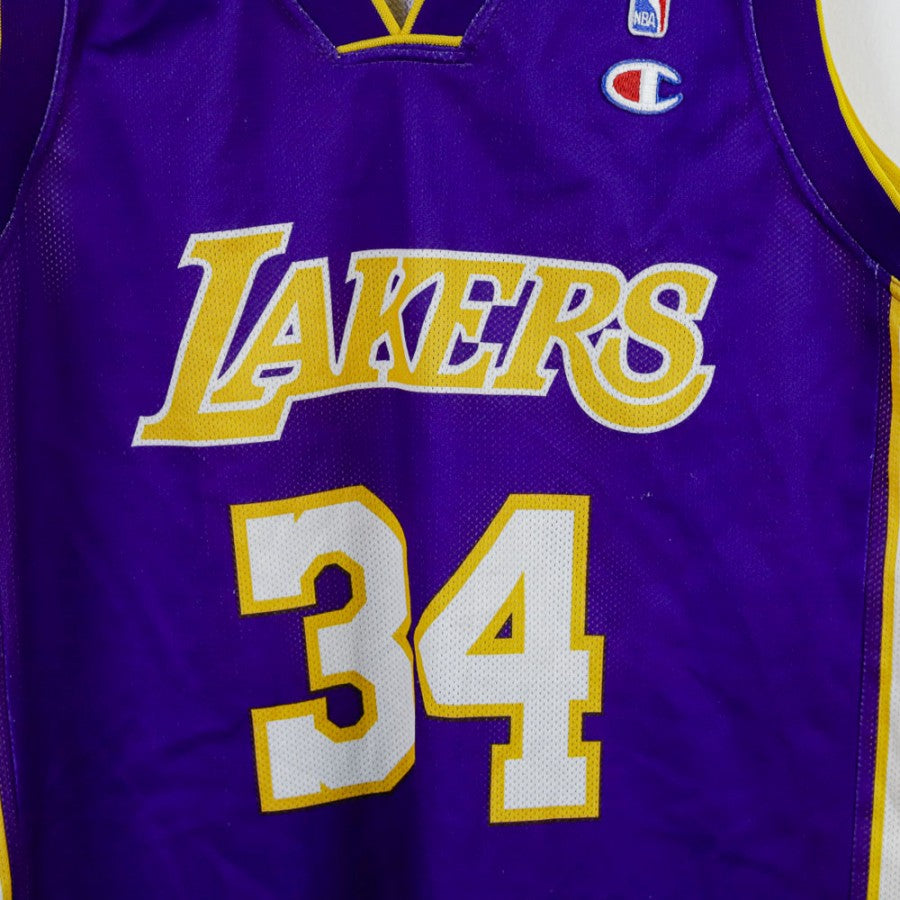 NBA Los Angeles Lakers Champion O'Neal 34 Jersey