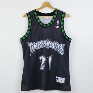 Canotta NBA Minnesota Timberwolves Champion Garnett 21 1997/1998 by CHAMPION - Home