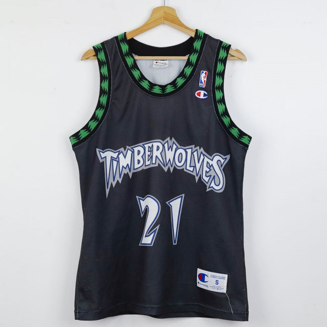 Canotta NBA Minnesota Timberwolves Champion Garnett 21 1997/1998 by CHAMPION - Home