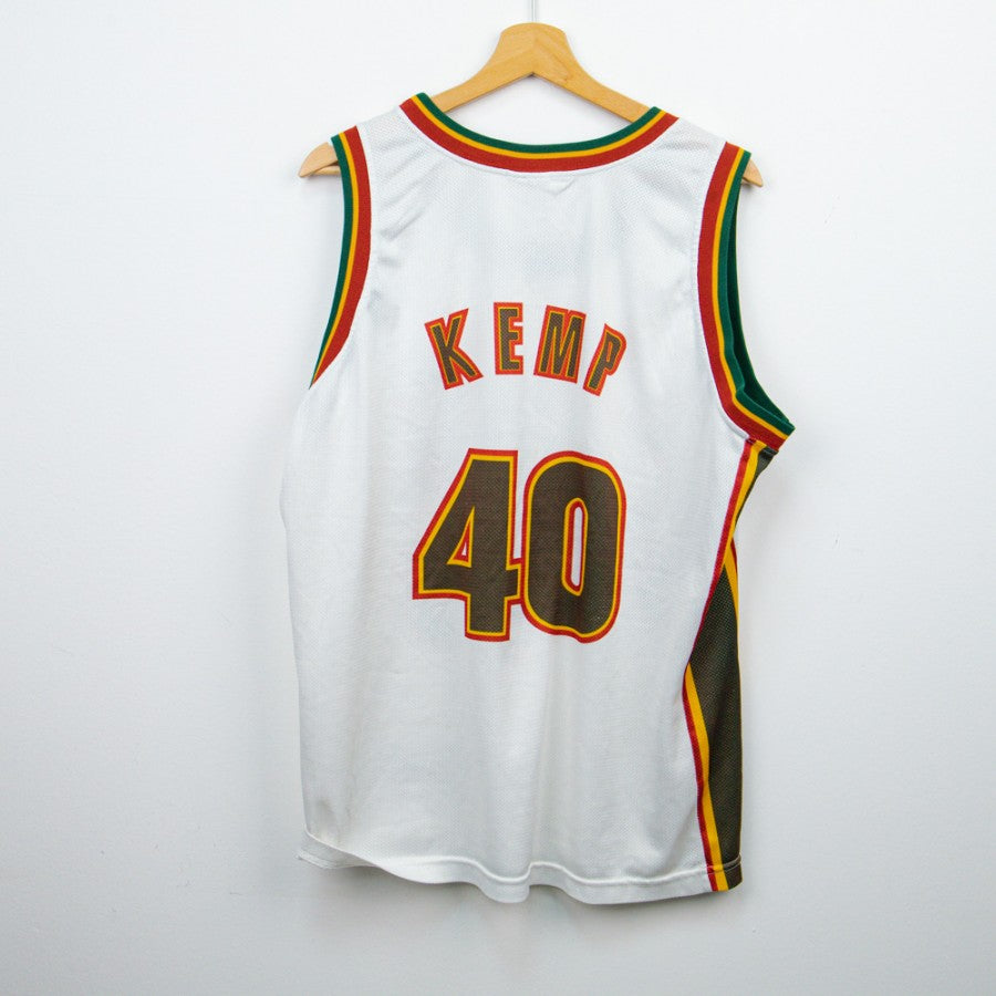 1995/1997 Nba Sonics Champion Kemp 40 Jersey