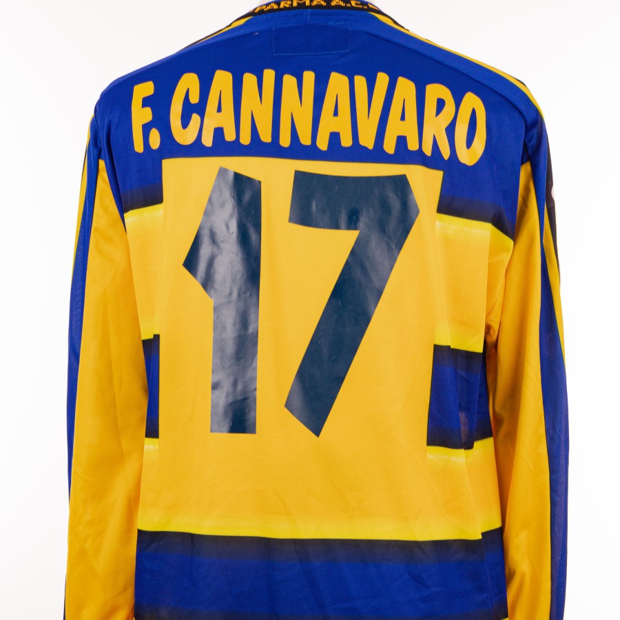 Maglia home ml Parma Champion 2001/2002 F. Cannavaro 17  by CHAMPION - Home (10)