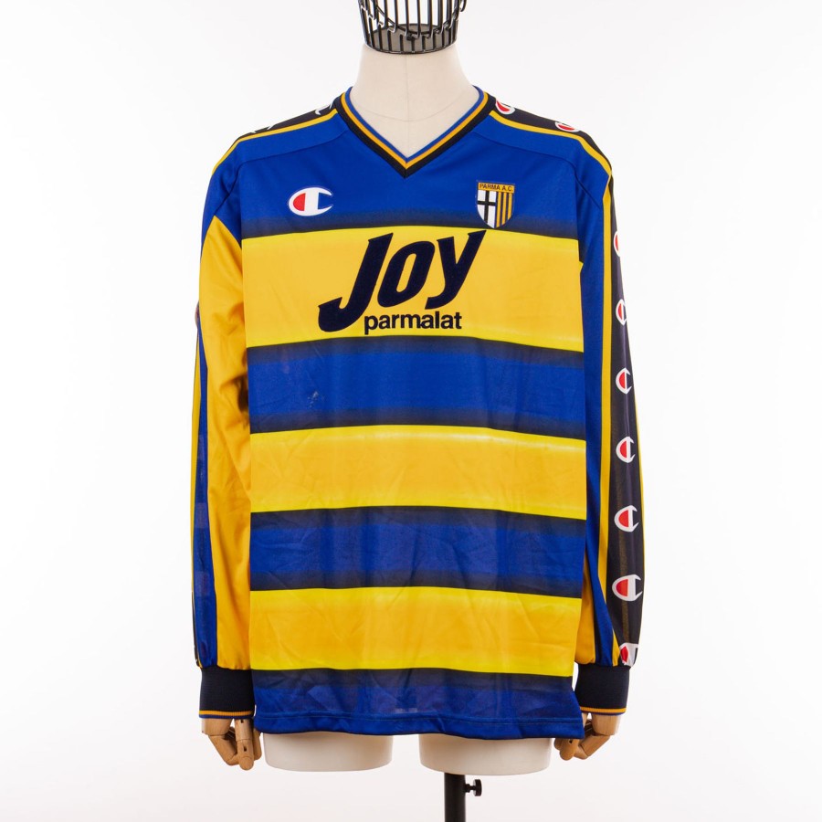 Maglia home ml Parma Champion 2001/2002 F. Cannavaro 17  by CHAMPION - Home (2)