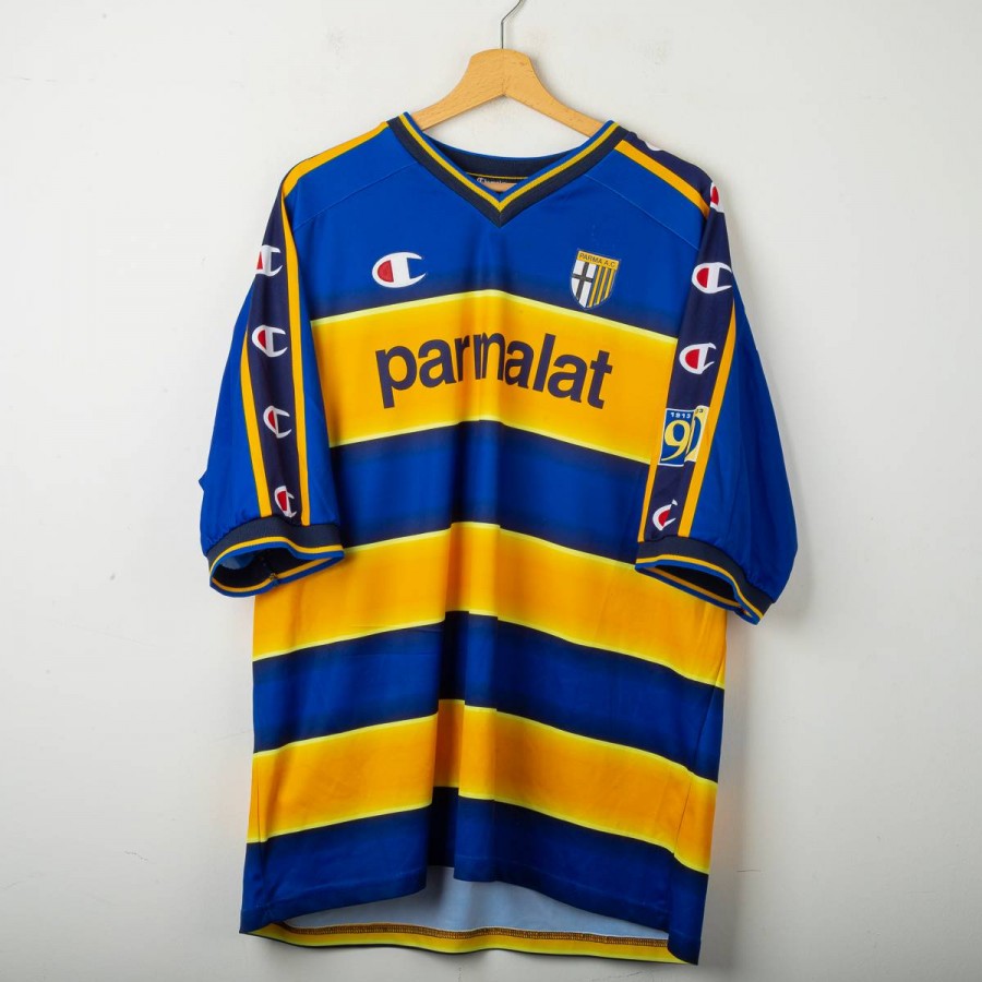 Parma Home Shirt 2002/2003 Adriano 9 Champion