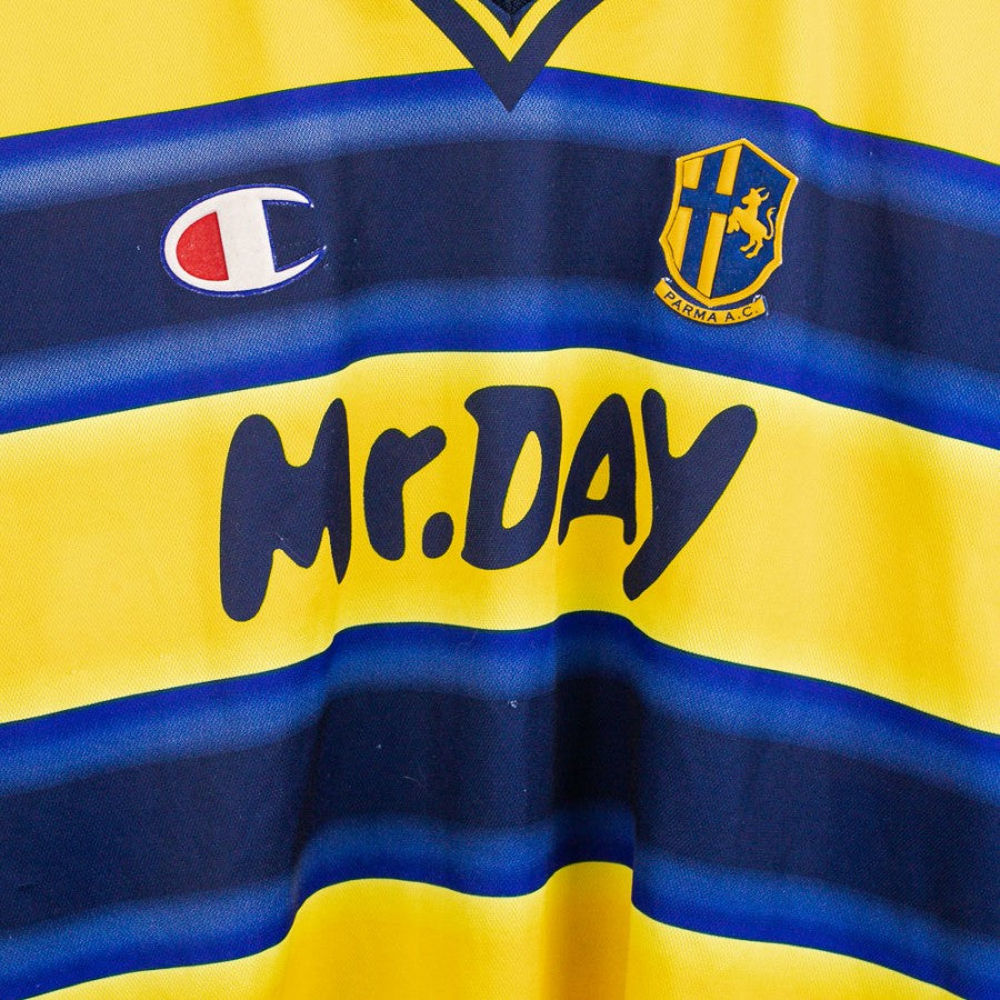 maglia home parma champion Amoroso 10 2000/2001 by CHAMPION - Home (18)