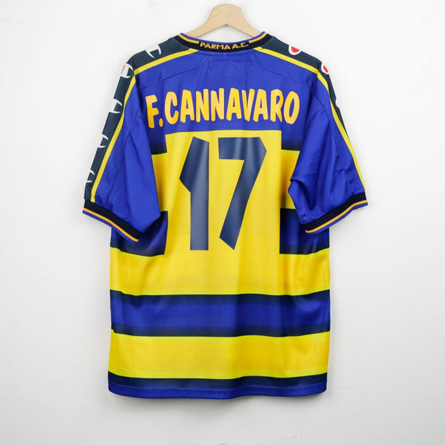 Maglia Home Parma Champion Cannavaro 17 2001/2002 by CHAMPION - Home
