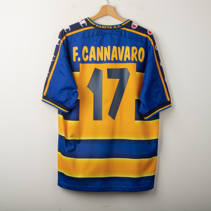 2001/2002 Home Parma Shirt Cannavaro 17