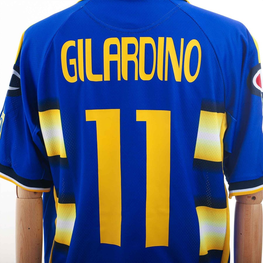MAGLIA HOME PARMA CHAMPION  GILARDINO 11 2003/2004 by CHAMPION - Home (4)