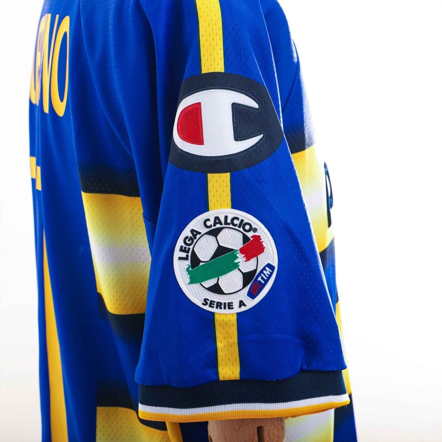 MAGLIA HOME PARMA CHAMPION  GILARDINO 11 2003/2004 by CHAMPION - Home (6)
